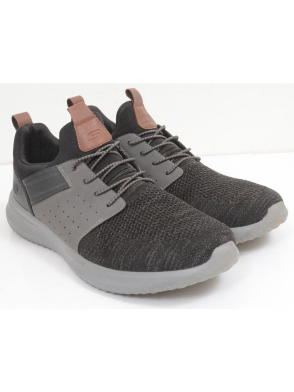 Men's Skechers Delson 3.0 Men's 13 Cicada Slip-on Sneaker Air Cooled Memory Foam